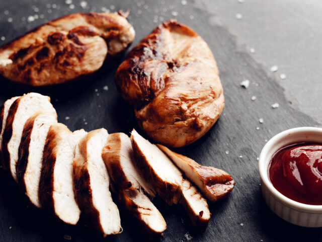 Blanc poulet airfryer