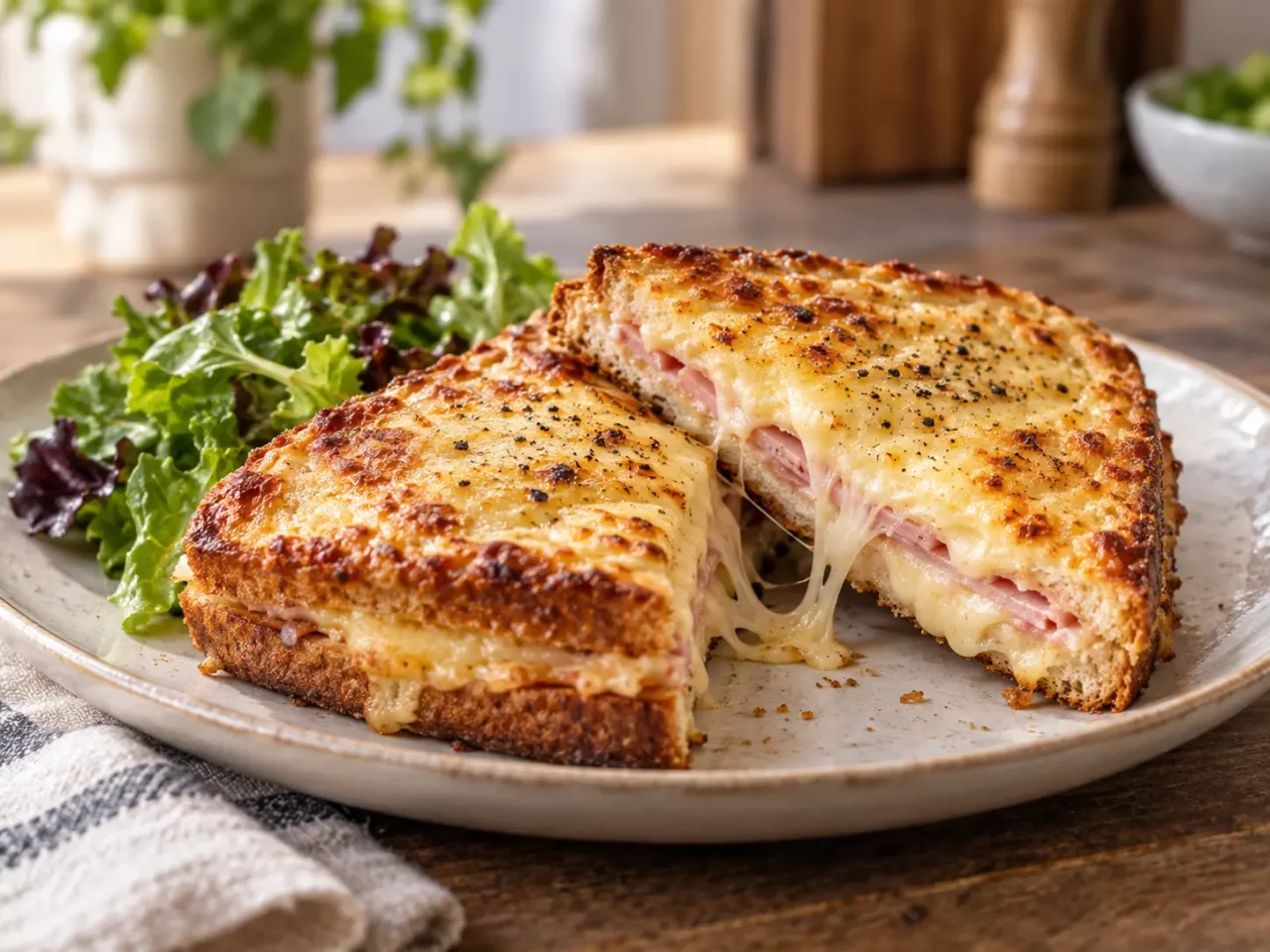 Croque-monsieur au Airfryer