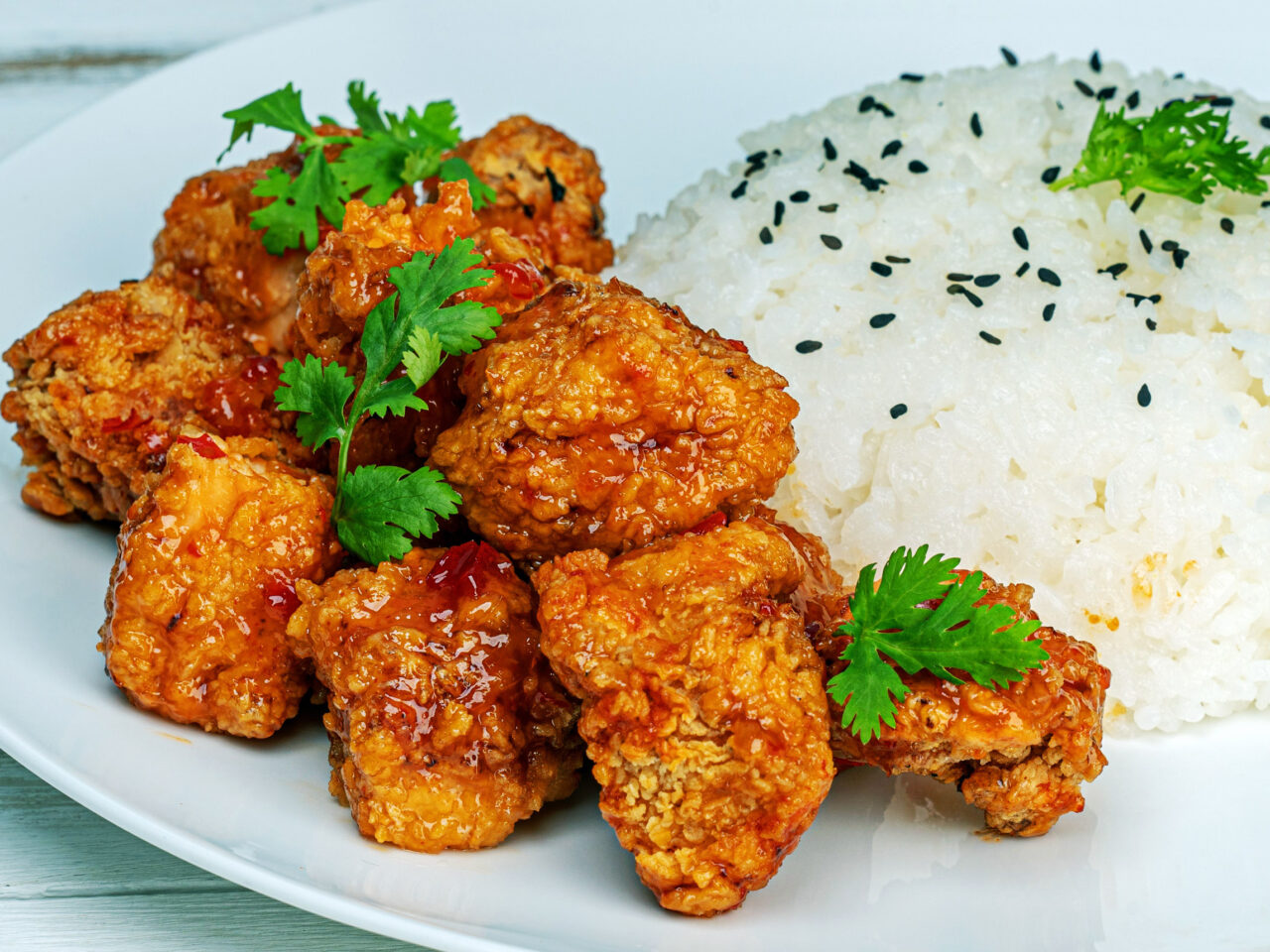 Poulet sweet chili airfryer